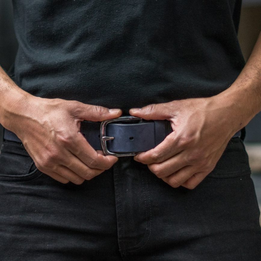 pl Thursday Boots mężczyźni zabytkowy skórzany pasek marino matowy V64N62187 Akcesoria