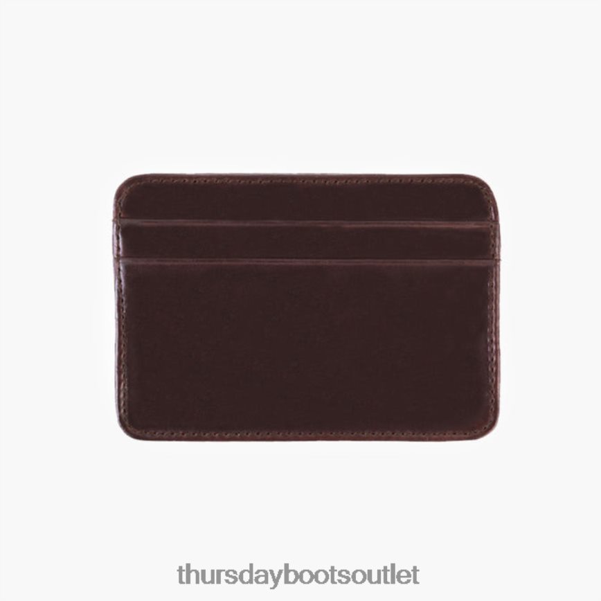 pl Thursday Boots mężczyźni skórzane etui na karty brązowy V64N62281 Akcesoria