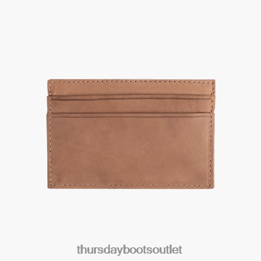 pl Thursday Boots mężczyźni skórzane etui na karty naturalna vachetta V64N62287 Akcesoria
