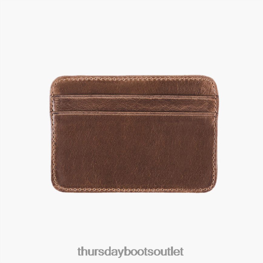 pl Thursday Boots mężczyźni skórzane etui na karty naturalny V64N62286 Akcesoria