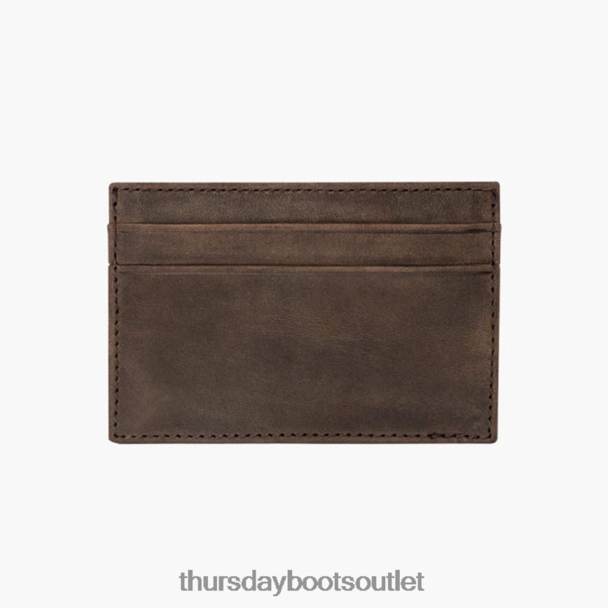 pl Thursday Boots mężczyźni skórzane etui na karty tytoń V64N62284 Akcesoria