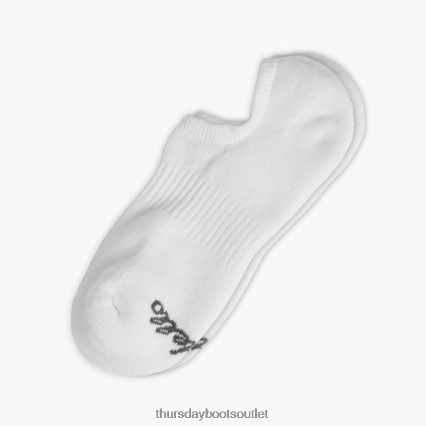 pl Thursday Boots mężczyźni klasyczne niewidoczne skarpetki biały V64N62520 Akcesoria