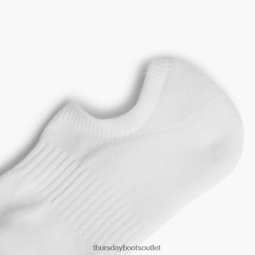 pl Thursday Boots mężczyźni klasyczne niewidoczne skarpetki biały V64N62520 Akcesoria
