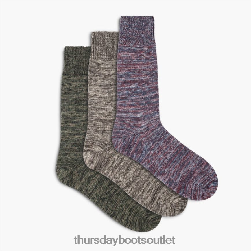 pl Thursday Boots mężczyźni melanżowe skarpetki sodello sezonowy V64N62255 Akcesoria
