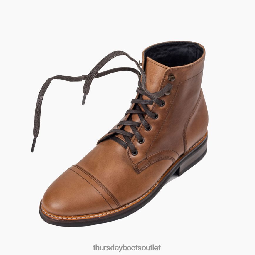 pl Thursday Boots mężczyźni płaskie woskowane bawełniane sznurówki brązowy V64N62288 Akcesoria
