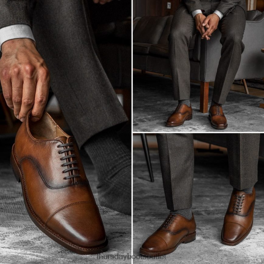 pl Thursday Boots mężczyźni wykonawczy Brandy V64N62204 buty