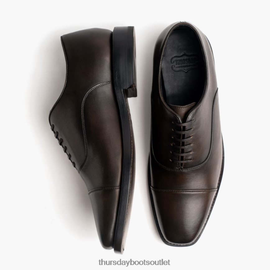 pl Thursday Boots mężczyźni wykonawczy czarna kawa V64N62202 buty