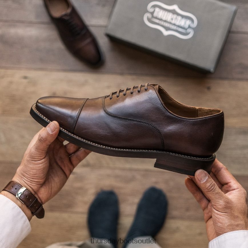 pl Thursday Boots mężczyźni wykonawczy kasztan V64N62203 buty
