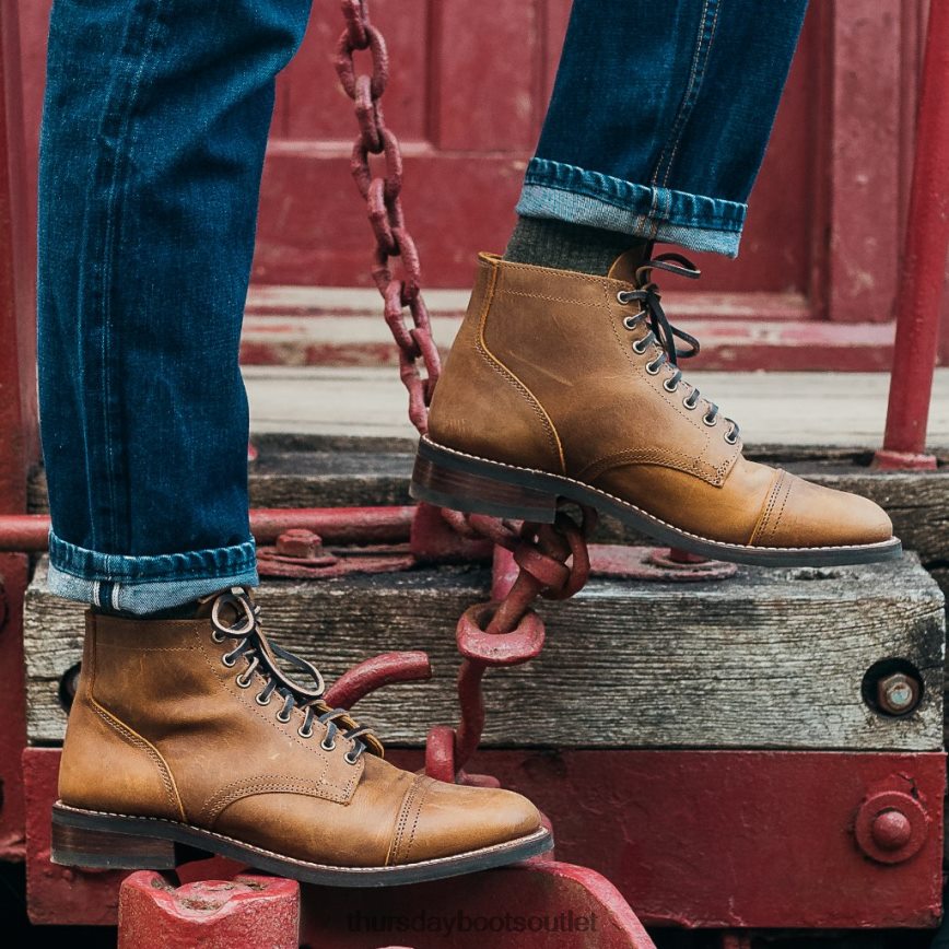 pl Thursday Boots mężczyźni awangarda palona miedź V64N6293 buty