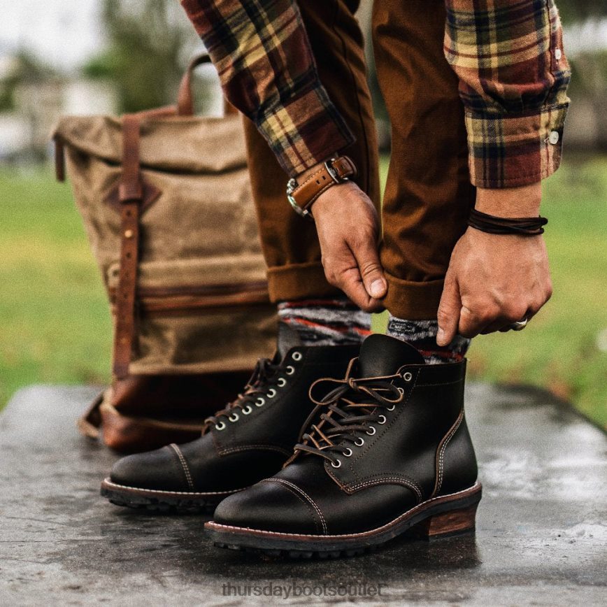 pl Thursday Boots mężczyźni awangarda woskowane kakao V64N6295 buty