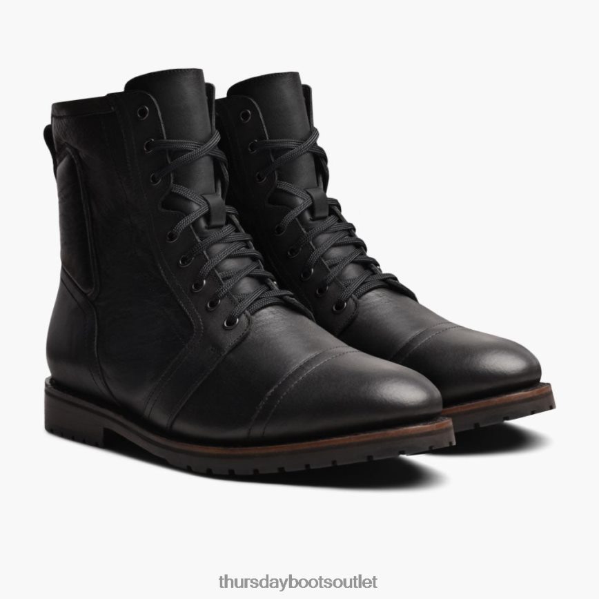 pl Thursday Boots mężczyźni casa moto czarny V64N6221 buty