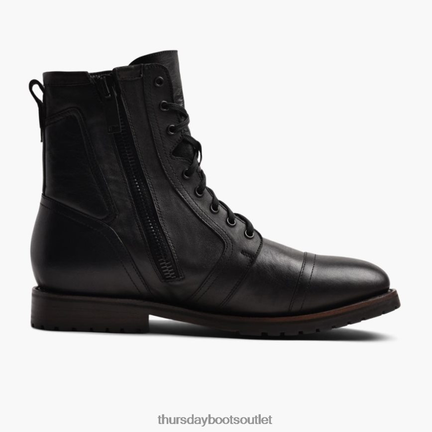 pl Thursday Boots mężczyźni casa moto czarny V64N6221 buty