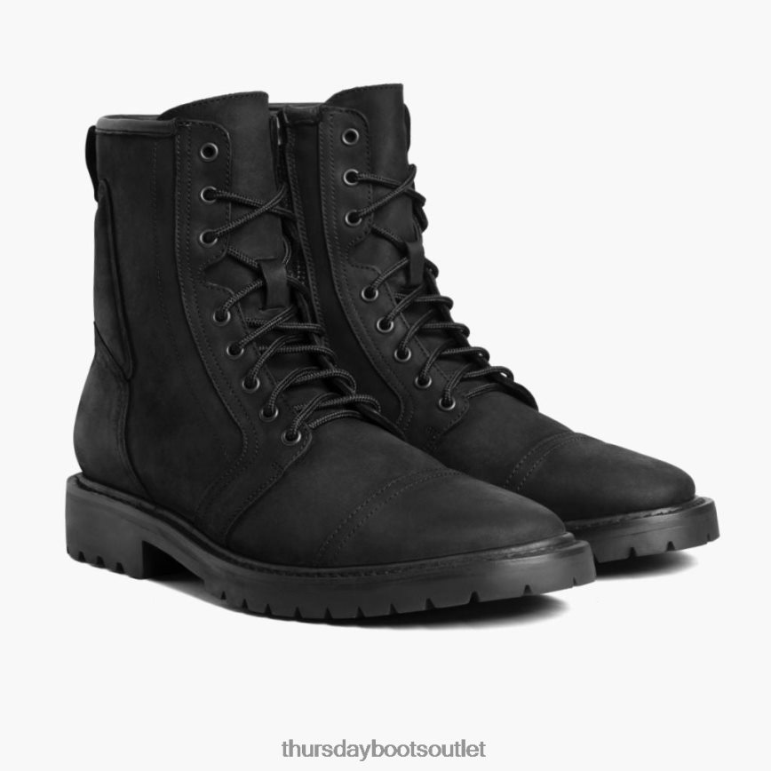 pl Thursday Boots mężczyźni casa moto czarny mat V64N6220 buty