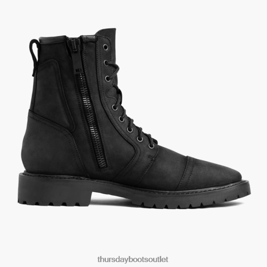pl Thursday Boots mężczyźni casa moto czarny mat V64N6220 buty