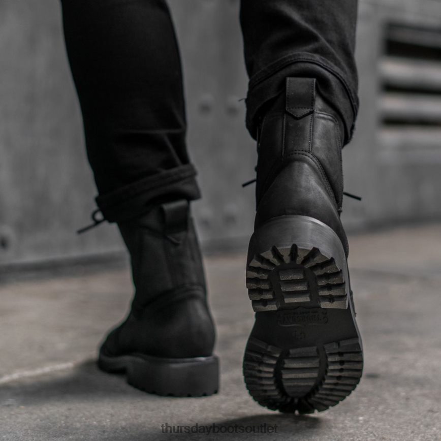 pl Thursday Boots mężczyźni casa moto czarny mat V64N6220 buty