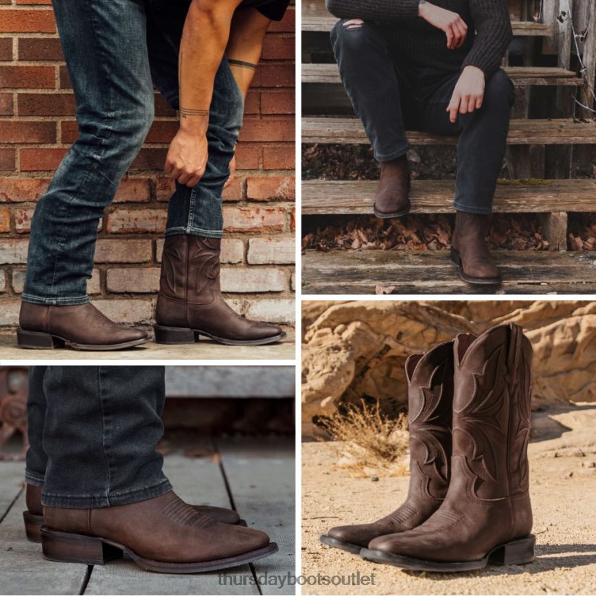 pl Thursday Boots mężczyźni desperat adobe arizona V64N62104 buty