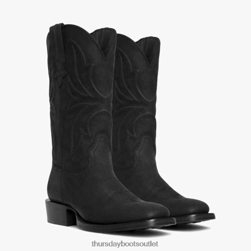 pl Thursday Boots mężczyźni desperat czarny mat V64N62102 buty