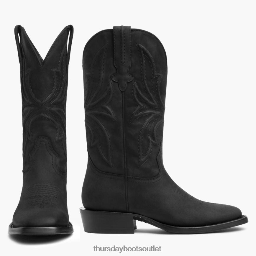 pl Thursday Boots mężczyźni desperat czarny mat V64N62102 buty