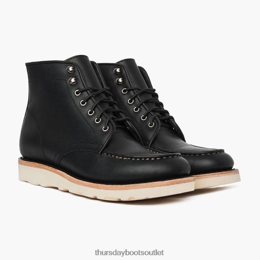 pl Thursday Boots mężczyźni dyplomata czarny mat V64N6260 buty