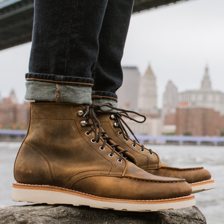 pl Thursday Boots mężczyźni dyplomata palona miedź V64N6257 buty