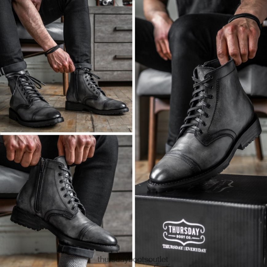 pl Thursday Boots mężczyźni główny zmartwiona szarość V64N6283 buty
