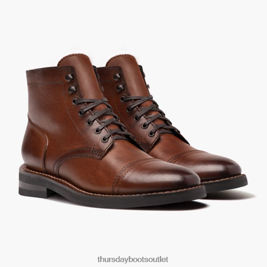 pl Thursday Boots mężczyźni kapitan Brandy V64N629 buty