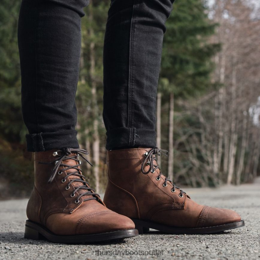 pl Thursday Boots mężczyźni kapitan adobe arizona V64N621 buty