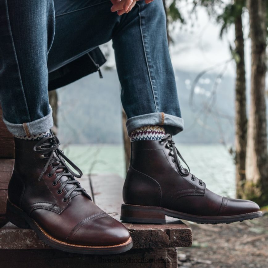 pl Thursday Boots mężczyźni kapitan brązowy V64N6212 buty