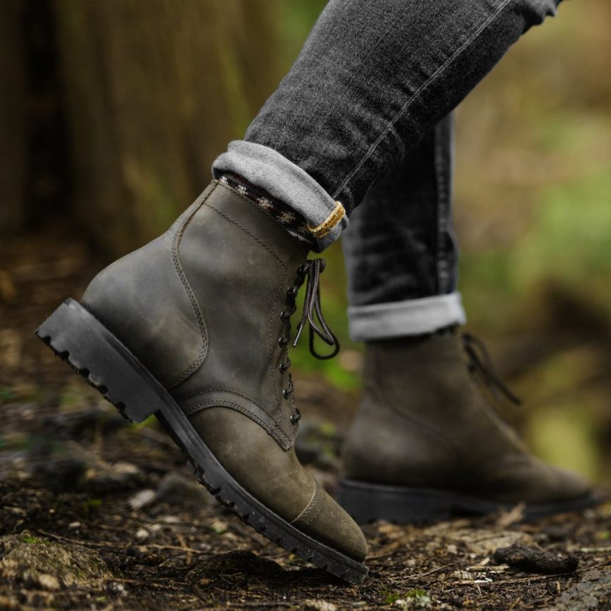 pl Thursday Boots mężczyźni kapitan ciemny oliwkowy mat V64N6210 buty