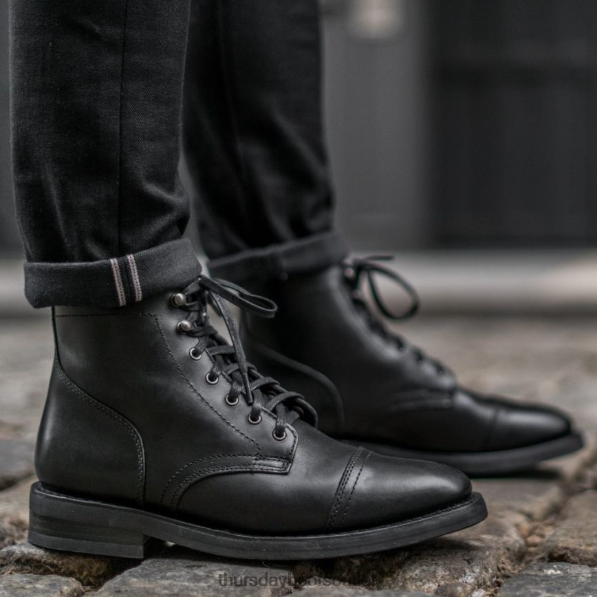 pl Thursday Boots mężczyźni kapitan czarny V64N6211 buty