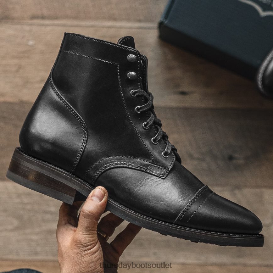 pl Thursday Boots mężczyźni kapitan czarny V64N6211 buty