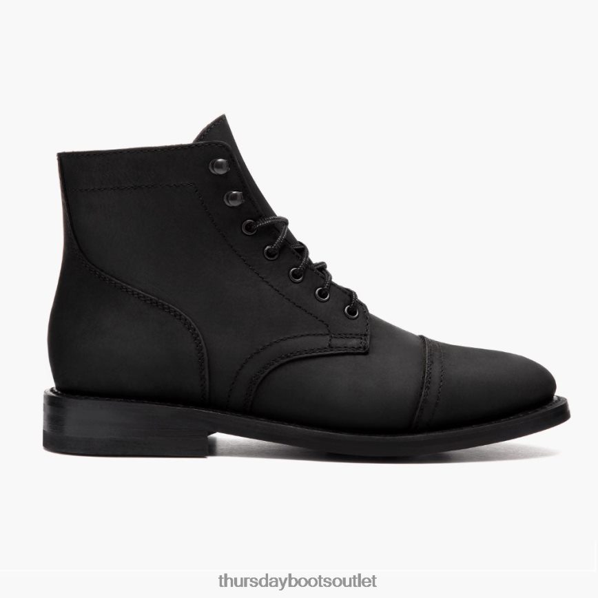 pl Thursday Boots mężczyźni kapitan czarny mat V64N622 buty