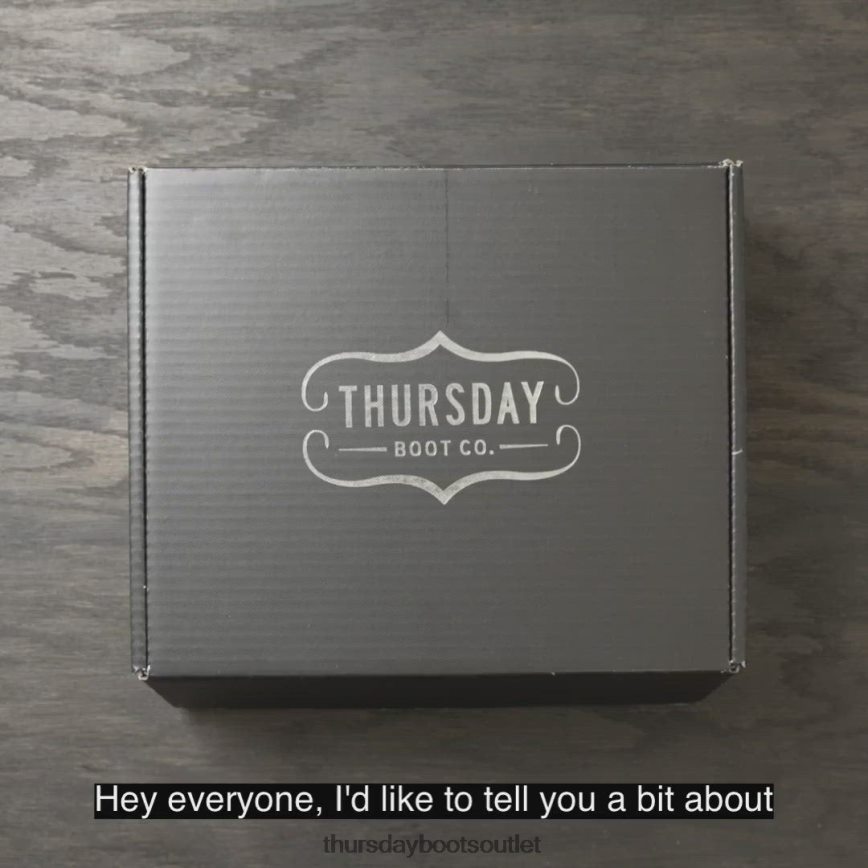pl Thursday Boots mężczyźni kapitan czarny mat V64N622 buty