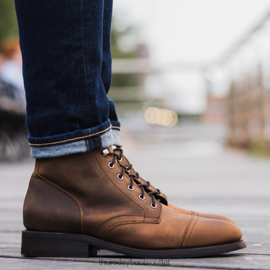 pl Thursday Boots mężczyźni kapitan palona miedź V64N624 buty