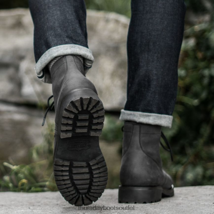 pl Thursday Boots mężczyźni kapitan szary mat V64N6213 buty
