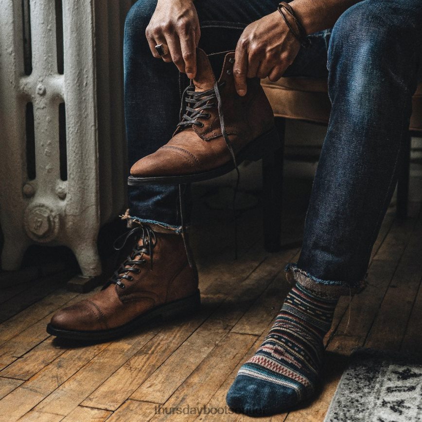 pl Thursday Boots mężczyźni kapitan terakota V64N6215 buty