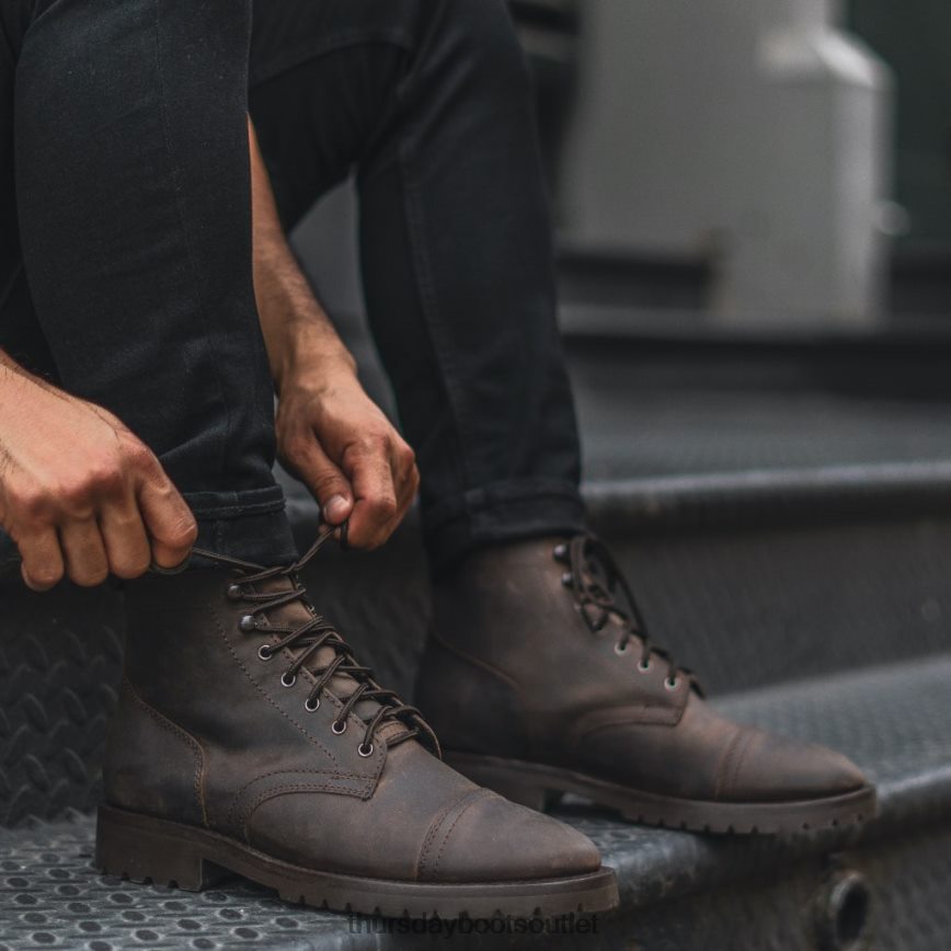 pl Thursday Boots mężczyźni kapitan tytoń V64N625 buty