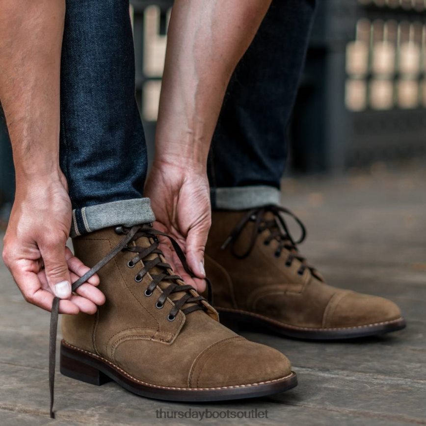 pl Thursday Boots mężczyźni kapitan zakurzony V64N6224 buty