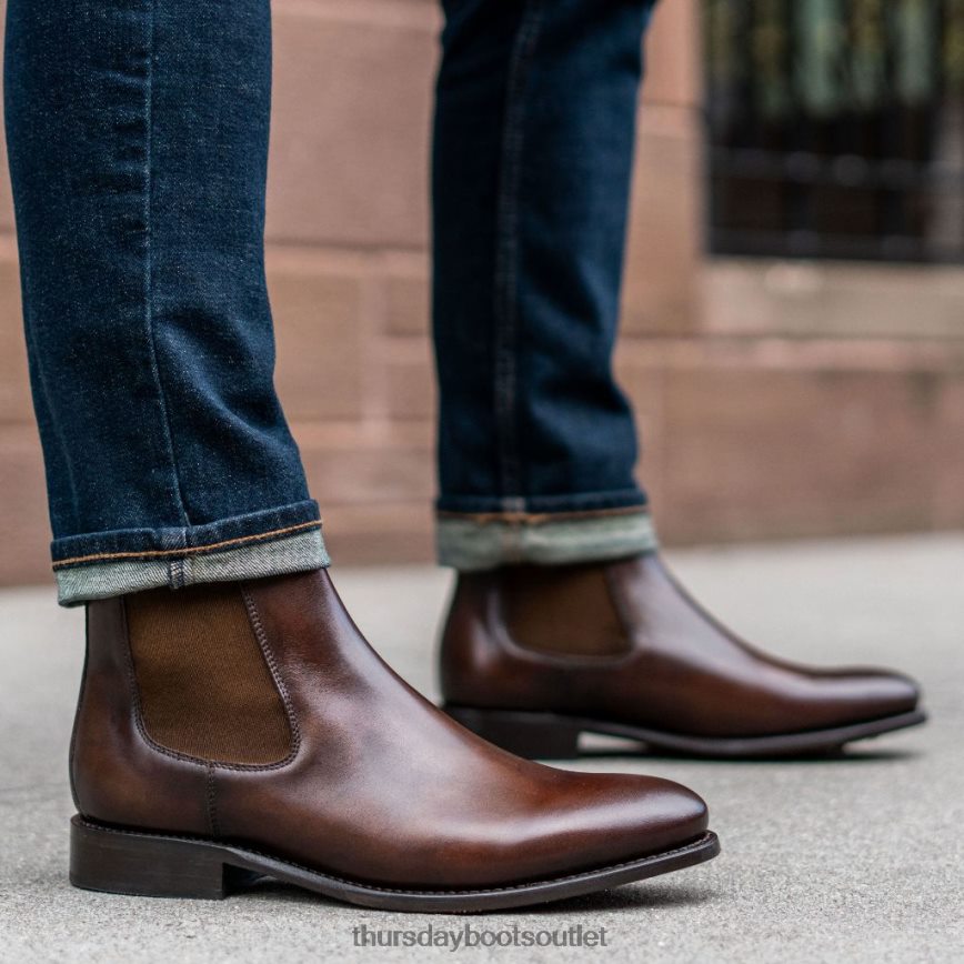 pl Thursday Boots mężczyźni kawaler bogaty mahoń V64N6252 buty