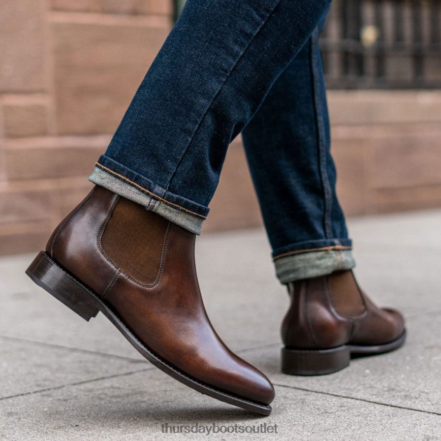 pl Thursday Boots mężczyźni kawaler bogaty mahoń V64N6252 buty