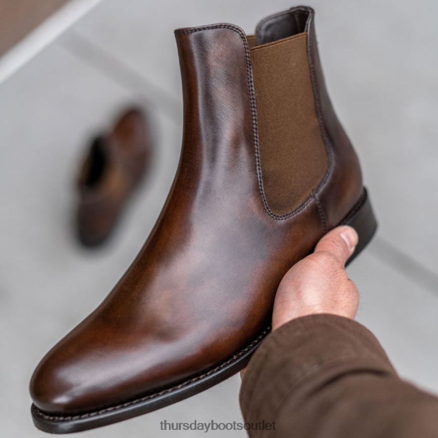 pl Thursday Boots mężczyźni kawaler bogaty mahoń V64N6252 buty