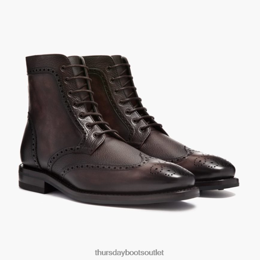 pl Thursday Boots mężczyźni końcówka skrzydła Ciemny dąb V64N6241 buty