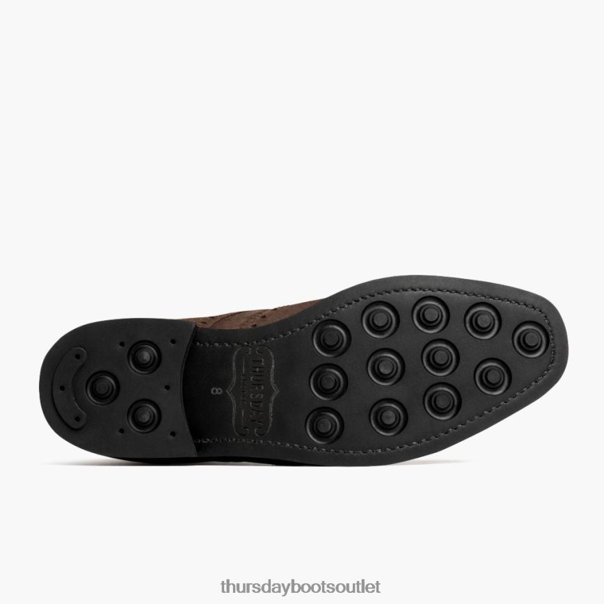 pl Thursday Boots mężczyźni końcówka skrzydła czekoladowy zamsz V64N6243 buty