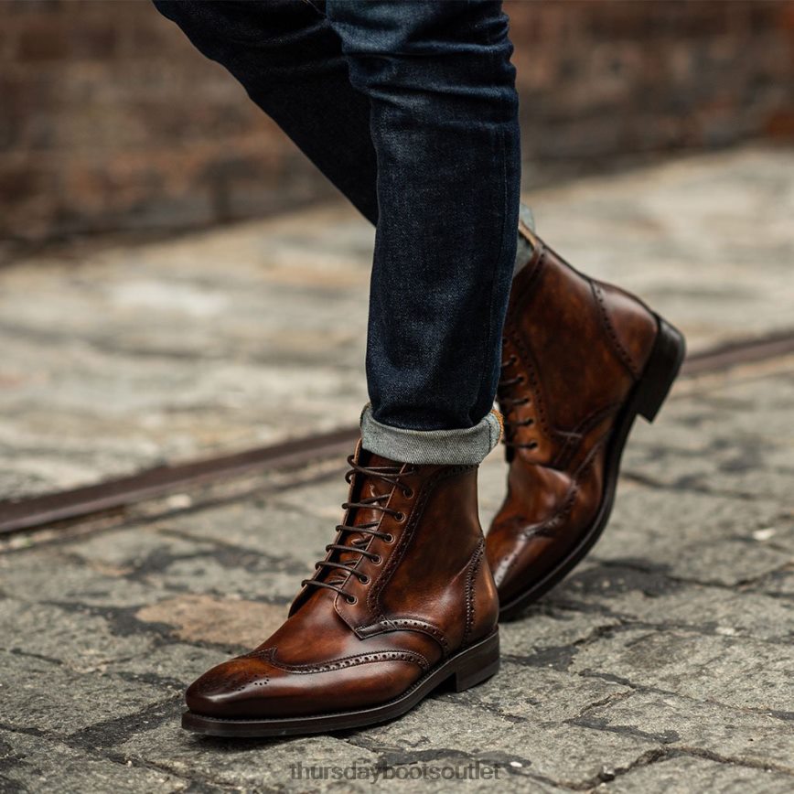 pl Thursday Boots mężczyźni końcówka skrzydła kolor #77 V64N6239 buty