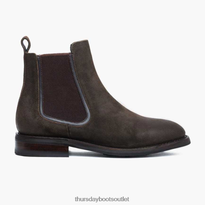 pl Thursday Boots mężczyźni książę ciemnooliwkowy zamsz V64N6275 buty