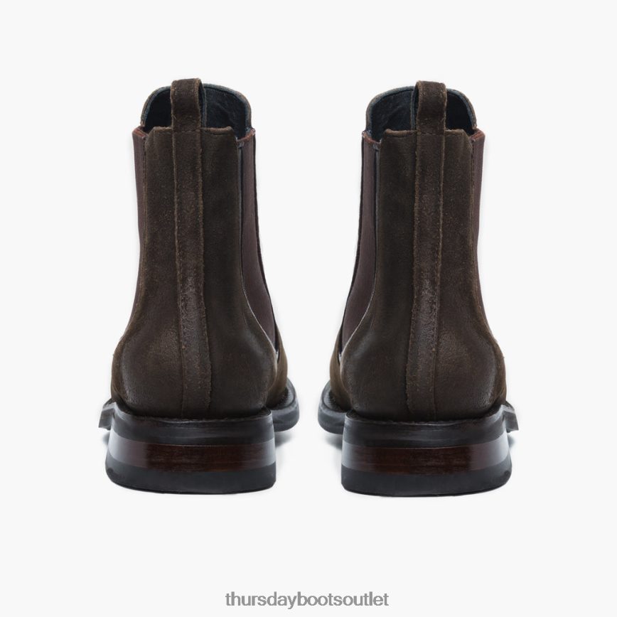 pl Thursday Boots mężczyźni książę ciemnooliwkowy zamsz V64N6275 buty