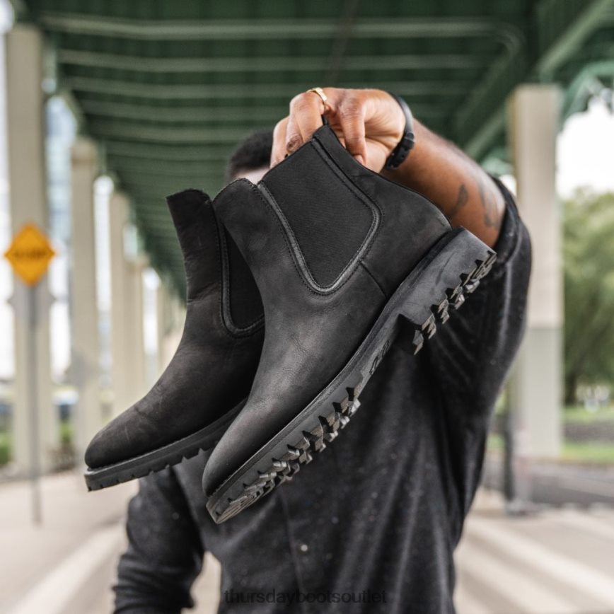 pl Thursday Boots mężczyźni legenda czarny mat V64N6270 buty