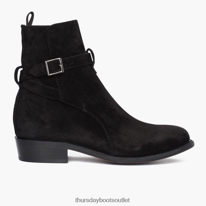 pl Thursday Boots mężczyźni łobuz czarny zamsz V64N6289 buty
