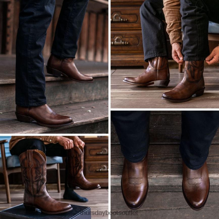 pl Thursday Boots mężczyźni politycznie niezależny Brandy V64N62109 buty