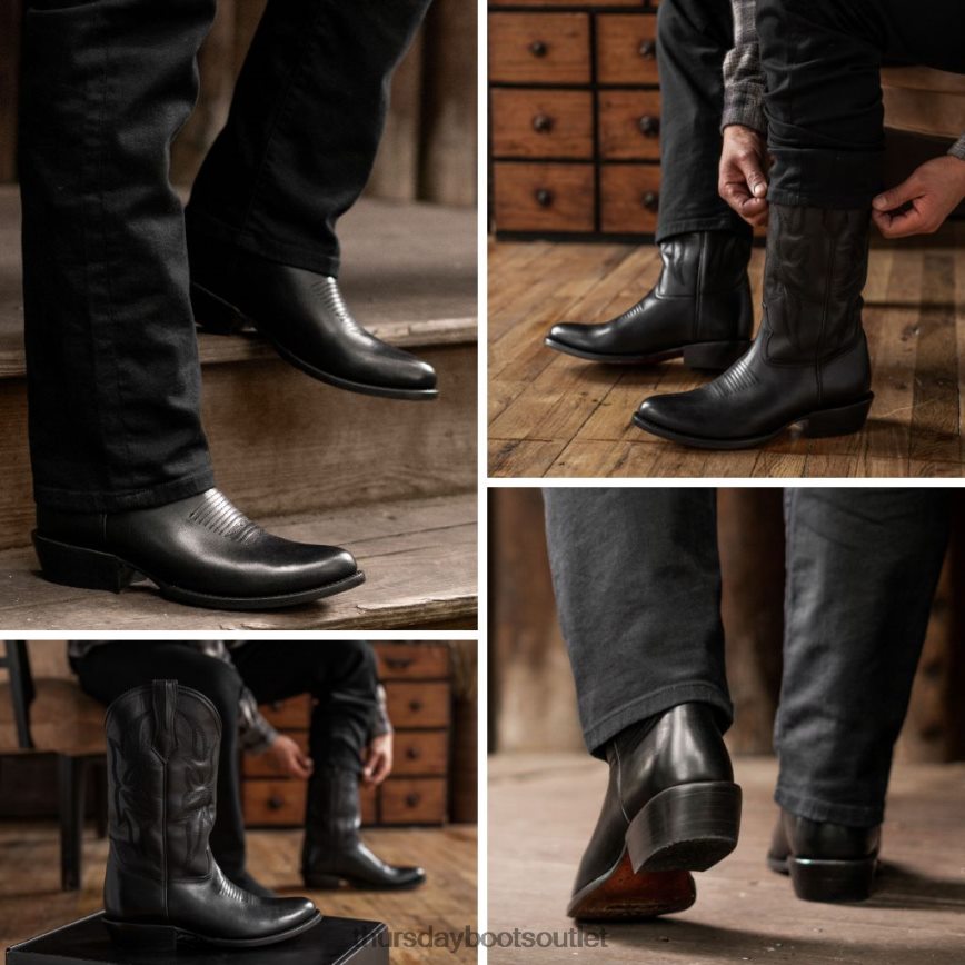 pl Thursday Boots mężczyźni politycznie niezależny czarny V64N62107 buty